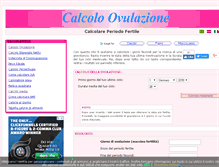 Tablet Screenshot of calcoloovulazione.com
